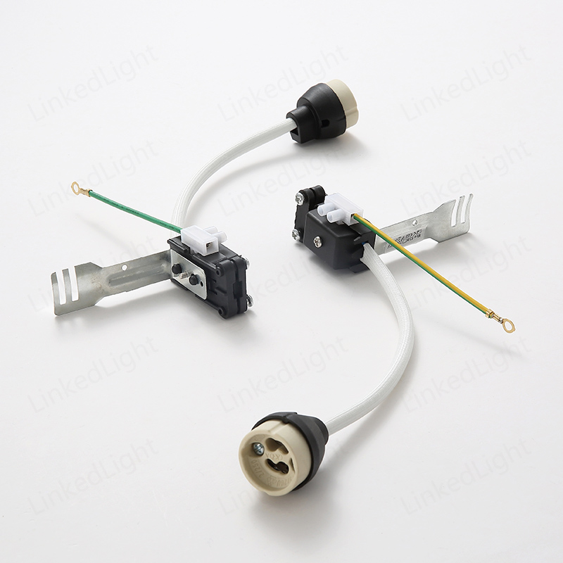 GU10 Lamp Holder Cable Set with Junction Box