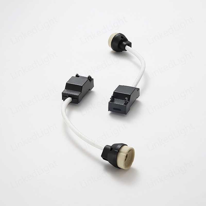 GU10 Lamp Holder with Cable and Junction Box Fitting