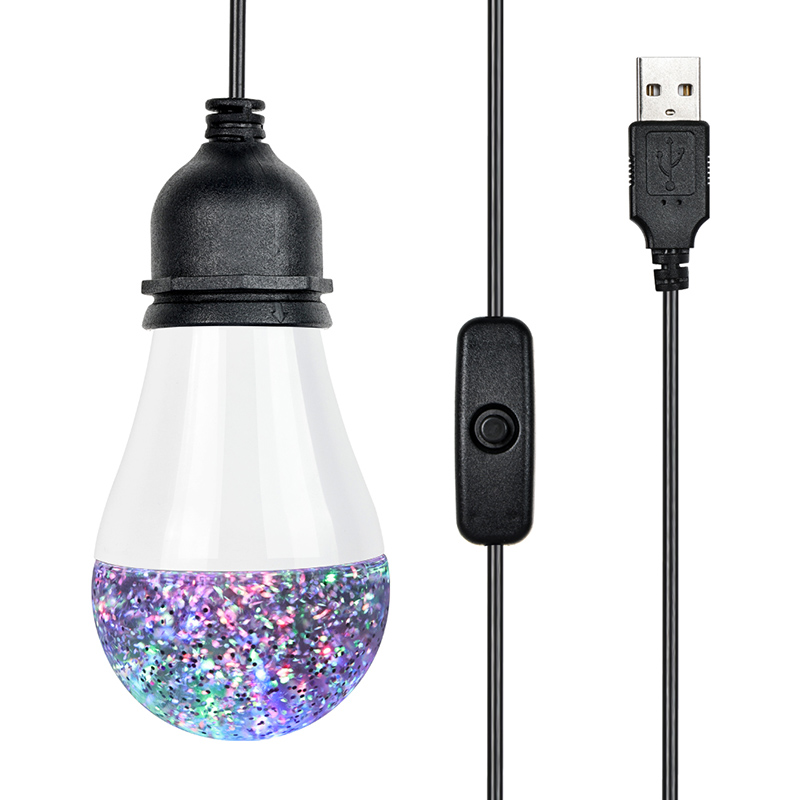 RGB lamp with USB charger