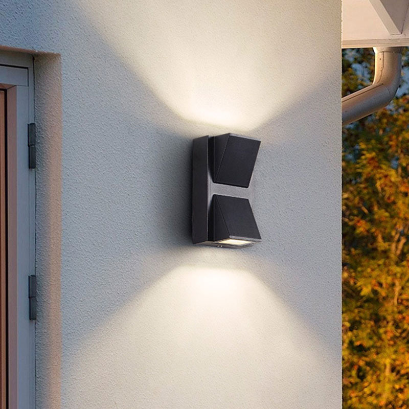 ip65 waterproof black garden light outdoor wall lamps interior europen up and down wall light