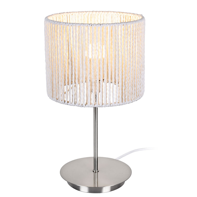 Table lamp with Paper rope