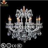 New Model 8 Lights Hotel Decorative Chain Hanging Crystal Chandeliers