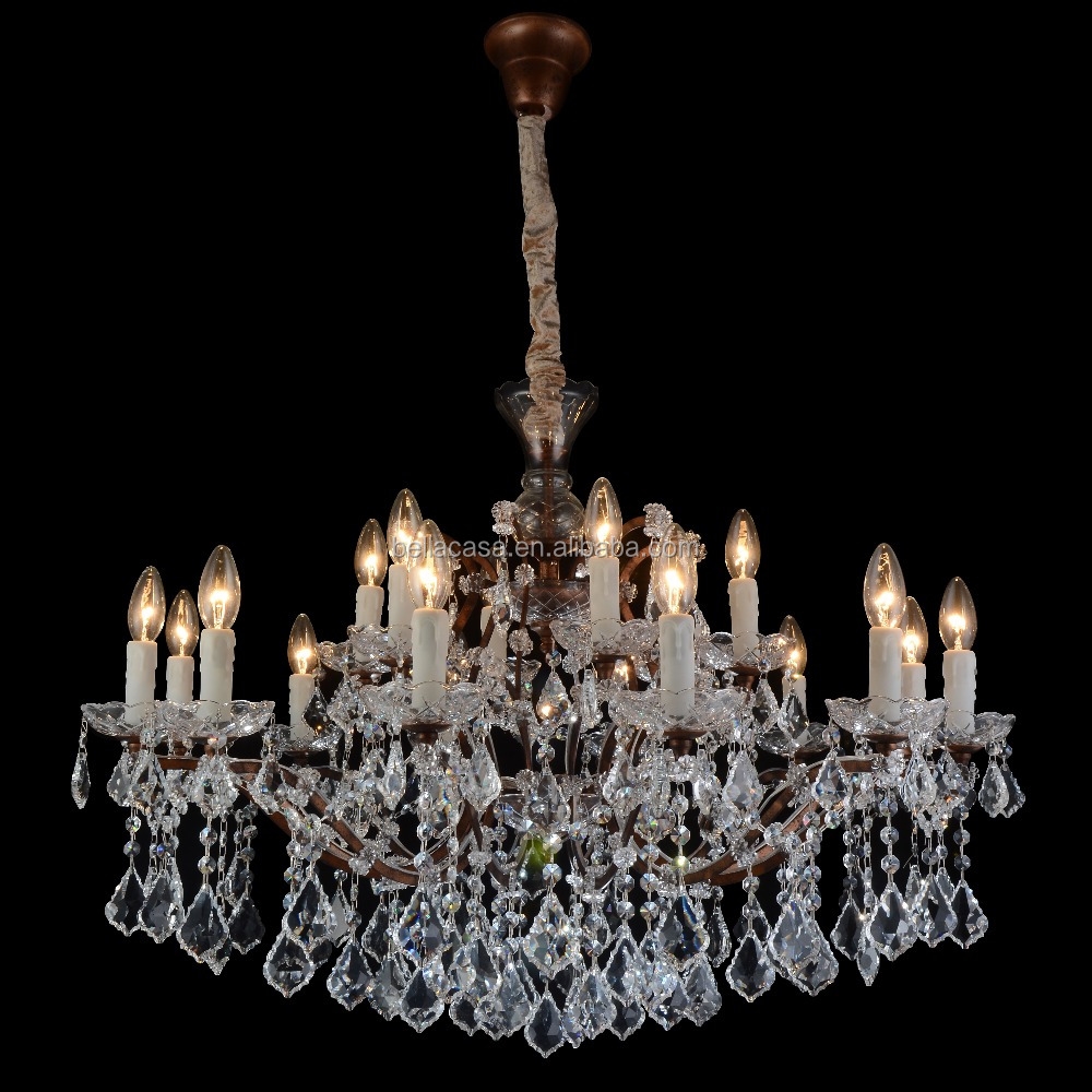 18 arms waterproof chandelier crystal lighting