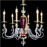 2023Modern modern style Lighting Lamps Fashion unique New design 6 lights crystal chandelier