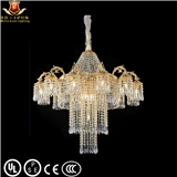 2023 Top Quality Interior Decorative Customized French Luxury Brass K9 Crystal Chandelier