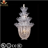 2023 Custom Modern luxury crystal chandelier for hotel lobby staircase lighting