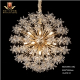 Modern crystal Elegant snow flower chandelier lighting modern for room