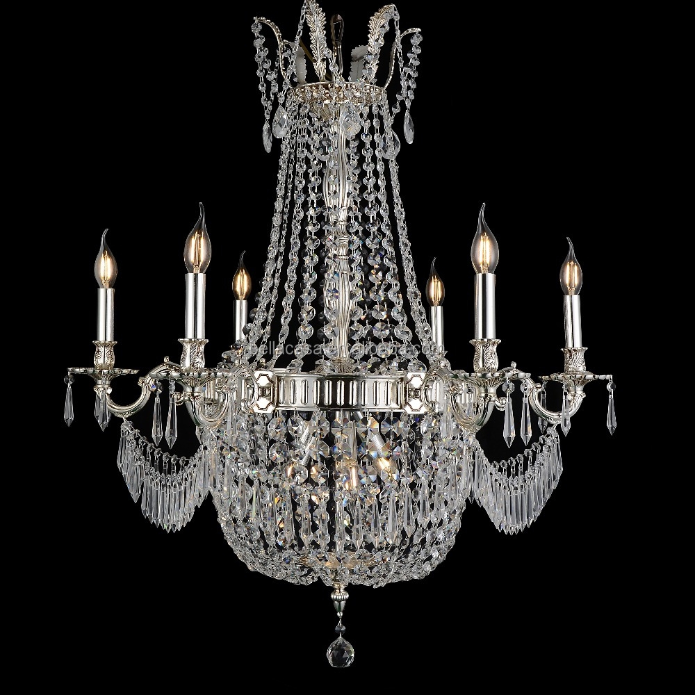 2023 empire french crystal chandelier lighting for church home hotel