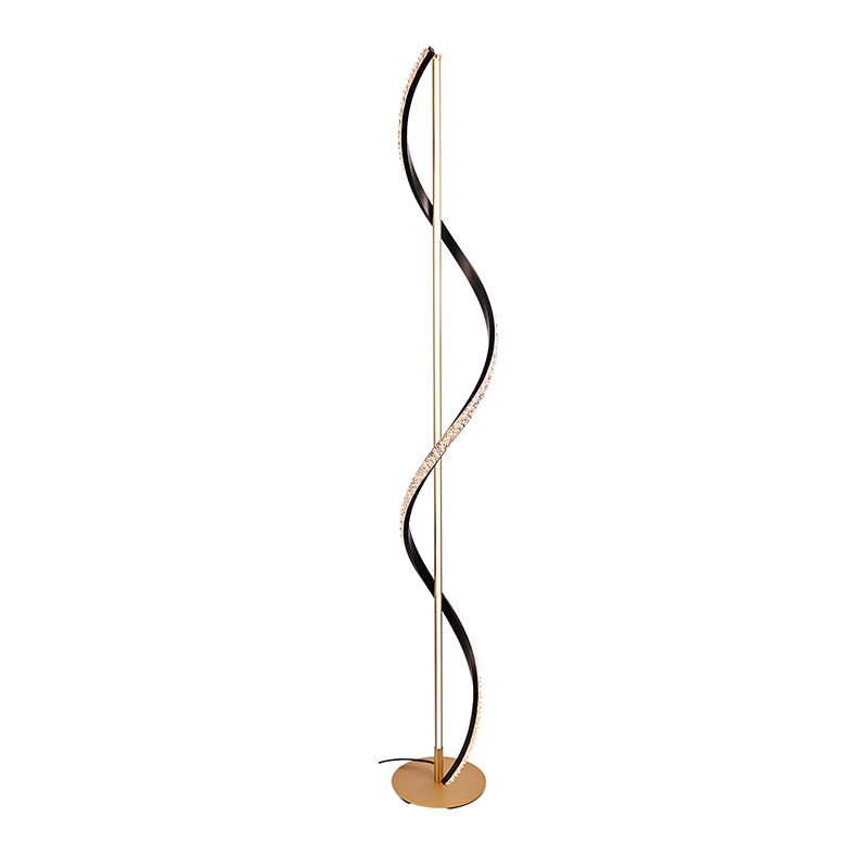 floor lamp with Spiral lamp