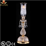 Custom hotel decoration luxury K9 crystal table lamp for living room