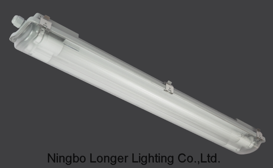 50000hrs Luminaire PC 2 4 5 8ft IP66 LED Tri-Proof Light T8 LED Tube Vapor Tight Proof Led Triproof