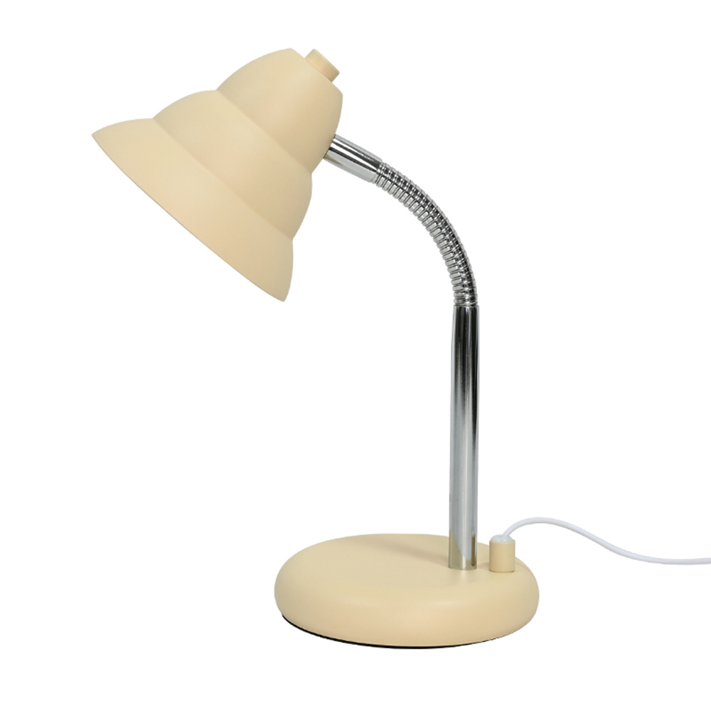 Cream-screw table lamp