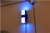 Colored wall lamp
