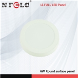Indoor Commercial Ceiling Led Ultra-Thin LED panel Round Square Surface 6W 4inch 6500K 3300K