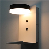 Modern CE RoHs 3 Years Warranty USB and on-off Keys Interior LED wall light