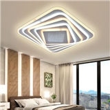 Hayvis APP Remote ControlAcrylic Square Chandelier Ceil LampBedroom Home 160WLED Ceiling Lights