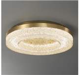 Luxury Brass LED Ceiling Light Acrylic shade ceiling lamp