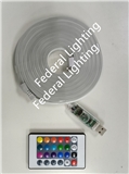 USB 5V 2m RGB color NEON flexible strip lights for pattern signage shape