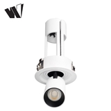 pull down adjustable led downlight 7W trimless led downlight or with 70mm cut out frame