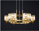 Luxury Brass Crystal glass Chandelier