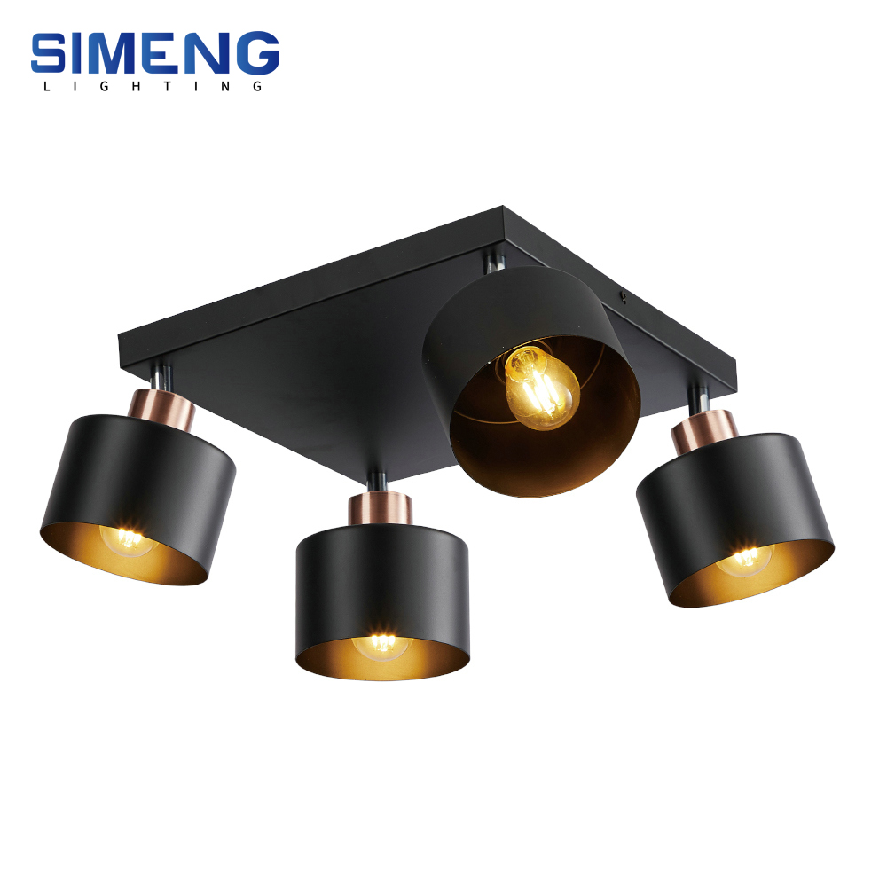 SIMENG CEILING LAMP PX20101-4SFW MBK+RAB