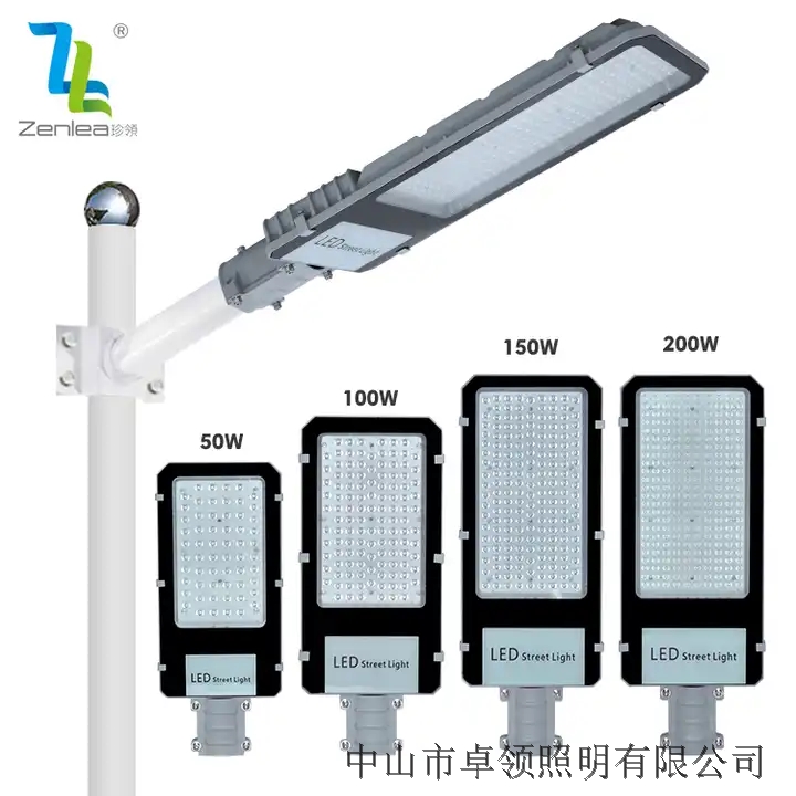 High Lumens Outdoor Ip66 Waterproof Road Light Die casting Aluminum 50w 100w 150w 200w Led Street Li
