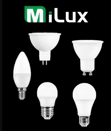 Milux Led A60 GU10 bulb candle light