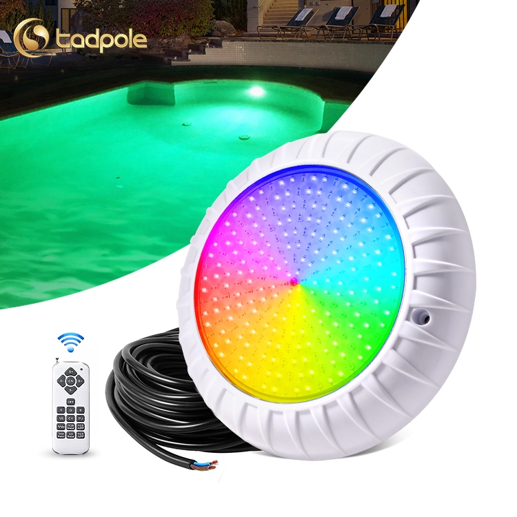 220mm Multicolor Abs Resin Filled Ip68 Waterproof Rgb Underwater Swim Led Pool Lighting