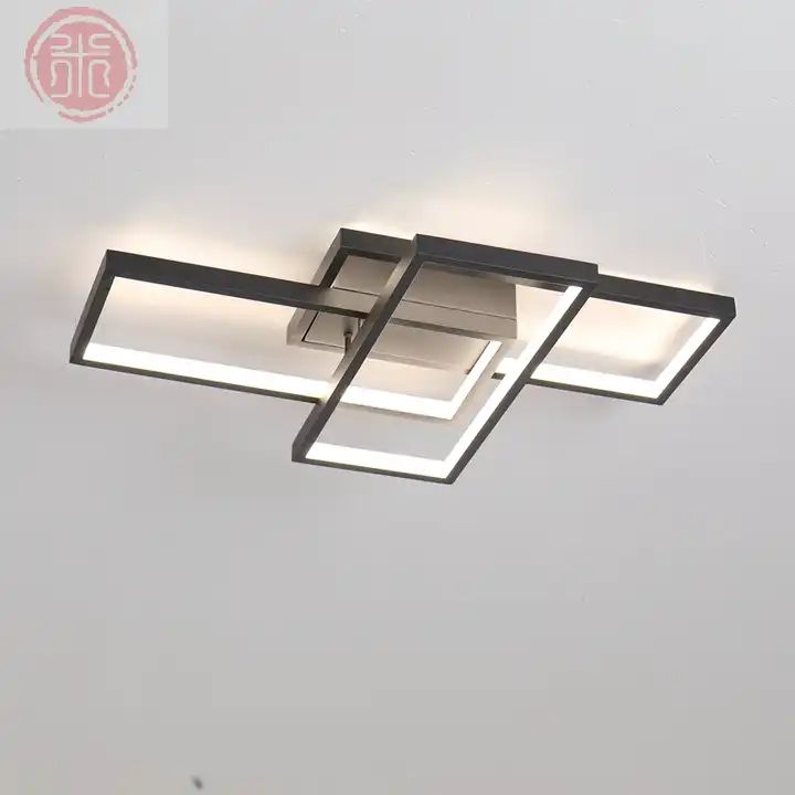 LED Decorative Ceiling Light Iron Aluminum 165-240V 72W IP20 Remote Control Indoor Hotel Home