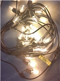 Outdoor string lamp LED waterproof courtyard lamp shatterproof plastic bulb string