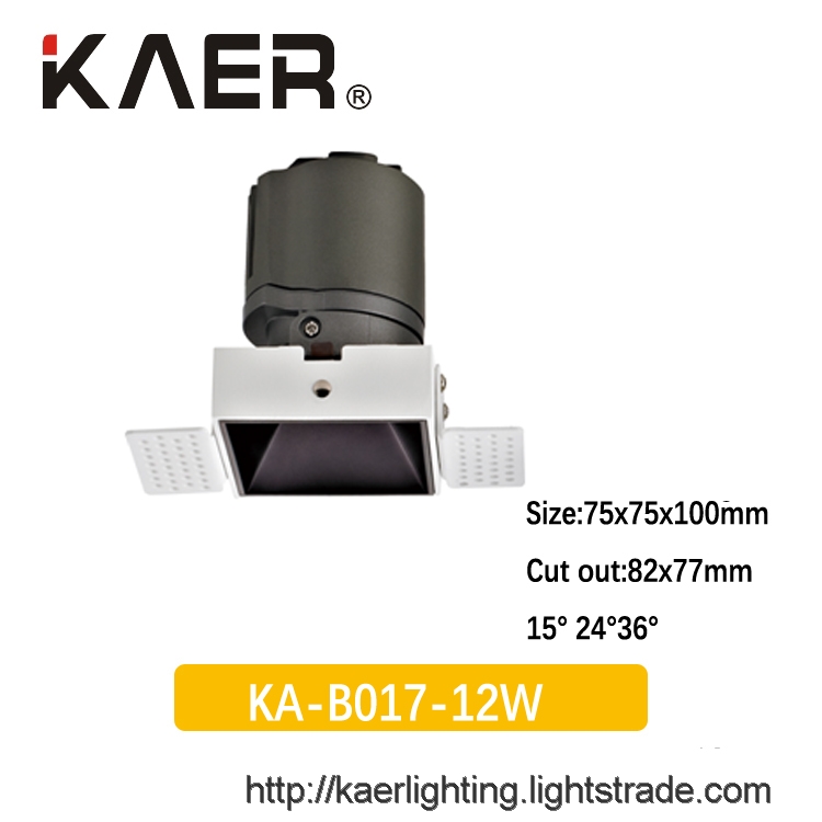 KA B017 Anti glare Fixed COB down light 12W 18W 24W 30W 35W