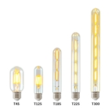 T45 T125 T185 T225 Filament bulbs 4W amber Edison decorative lamp
