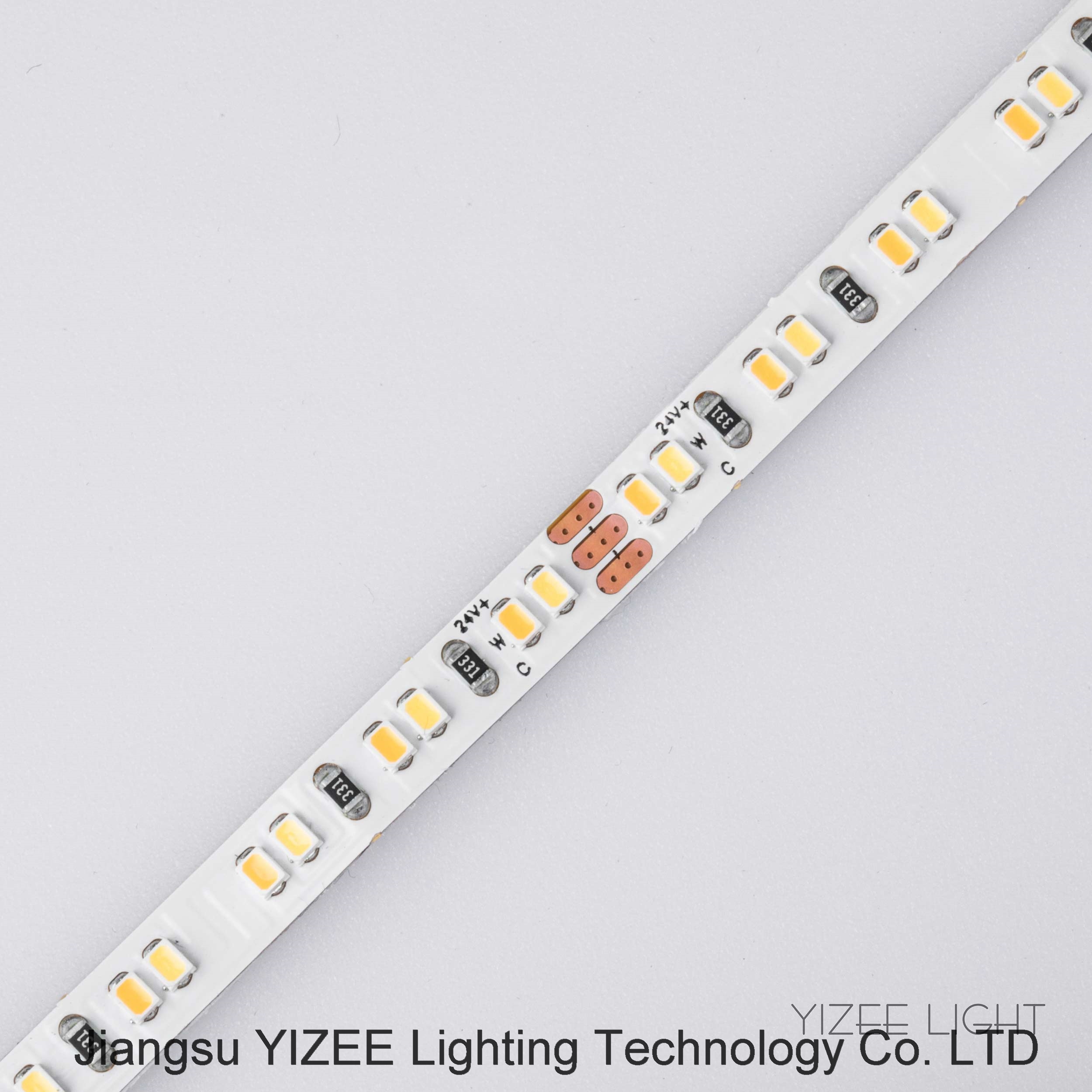 8mm Adjustable color Temperature LED Strip SMD2216 240 LEDs m 16.2W
