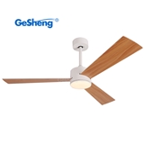 Modern decorative 52 inch light fan ceiling 3 blades remote control dc ceiling fan with light