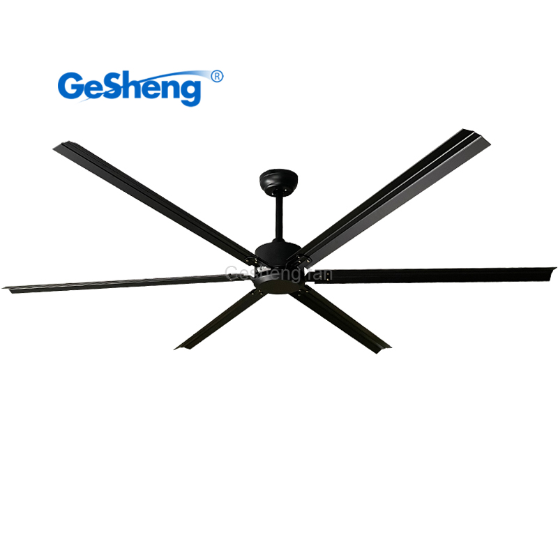 72 inch big industrial fan 6 aluminum metal baldes ceiling fan big remote control large ceiling fan