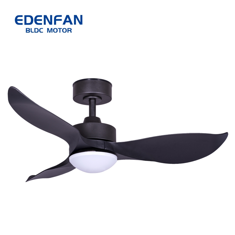 Modern ceiling fan with light 42 inch 52 inch 3 ABS blades DC motor electric fan