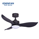 Modern ceiling fan with light 42 inch 52 inch 3 ABS blades DC motor electric fan
