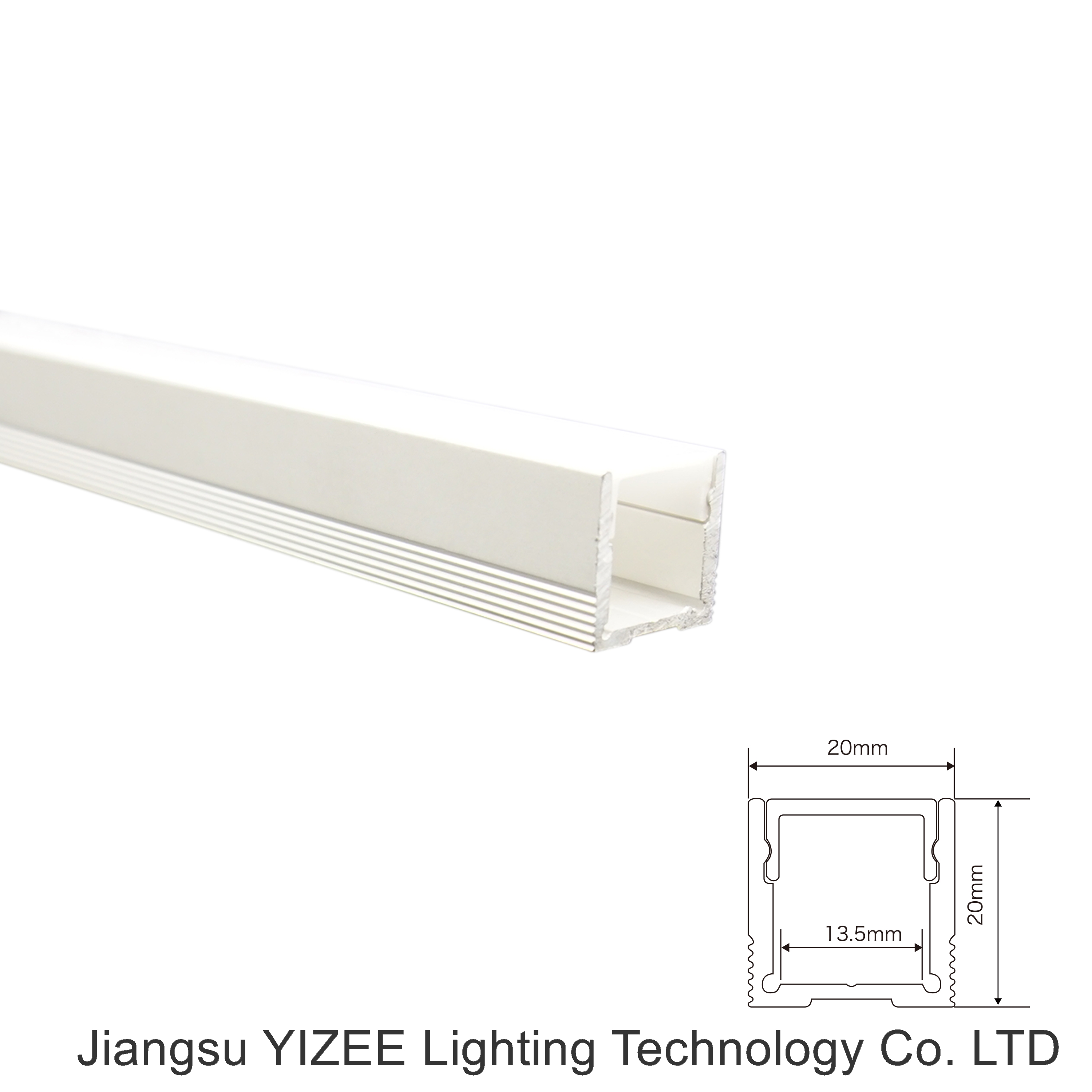 20*20mm LED Linear Light High quality LED Aluminium Profile for LED Strip Lights
