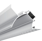70*57mm Upward Downward Indirect Drywall LED Aluminum Profile For Cove Lighting Design