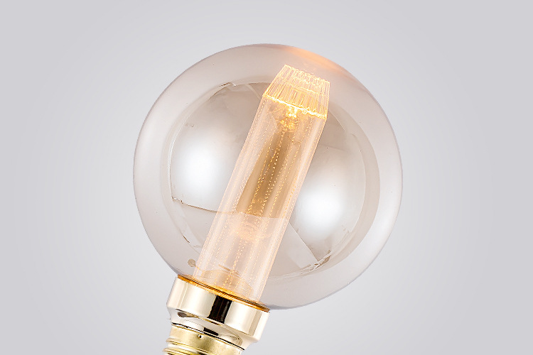 G95 Light guide column - Brown Edison bulb retro acrylic LED bulb lamp