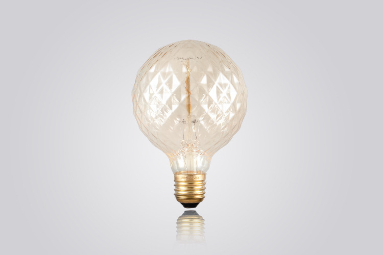 Pineapple Straight wire Edison Vintage Tungsten bulb G95 decorative bulb