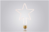 Large five-pointed star line light decoration LED plastic line light bulb