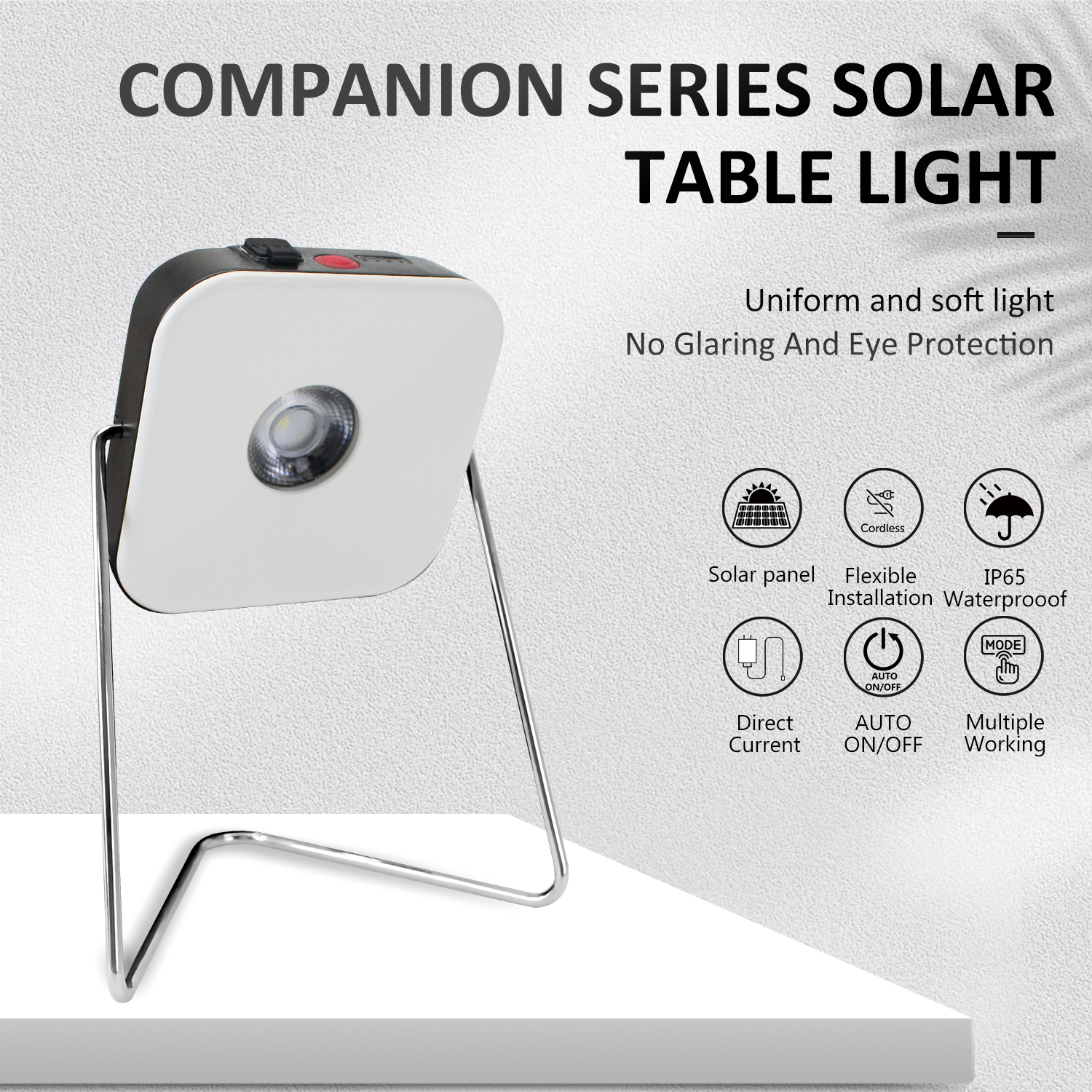 Outdoor Solar Panel with Rechargeable Led Lamp Hanging Solar Lantern Lighting IP65 MINI solar lights
