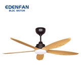 Hot-sale LED ceiling fan with light 48inch 56inch electric fan DC motro 5 ABS blades
