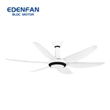 Eenergy saving 60 inch LED ceilign fan with light 6 ABS blade DC motor electric fan