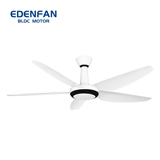Modren LED ceiling fan light 60 inch 5 ABS blades 7 speeds DC motor electric fan