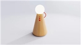 Unique doll shape natural and warm style cute and artistic atmosphere night light
