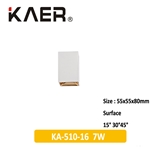 commercial indoor flicker free surface square down light 7W-42W
