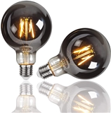【G95 Filament bulb 】g80 Smoke gray bulb led Edison bulb g80 brown