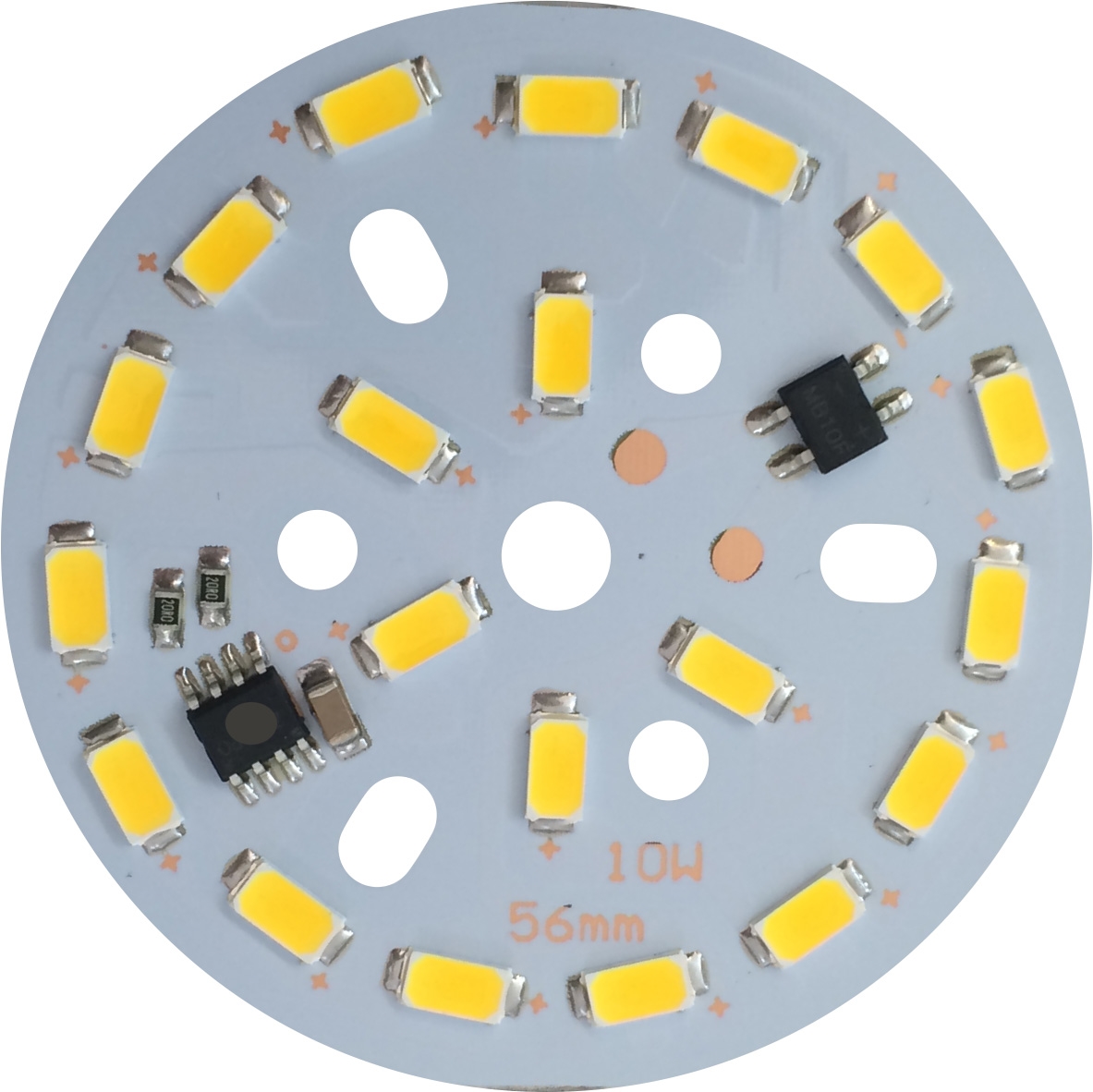 10W AC 220V pcb with integrated IC driver Driverless led bulb PCB board Direct to AC 220V